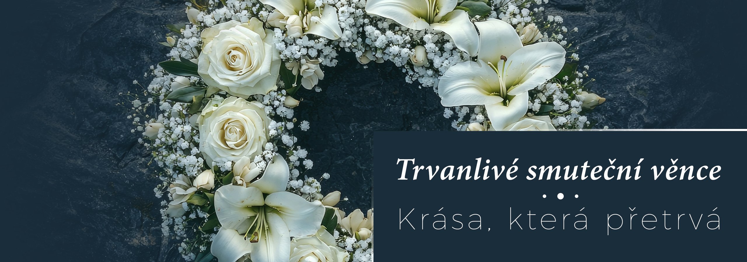 Trvanlivé smuteční věnce | Květiny Dajmix