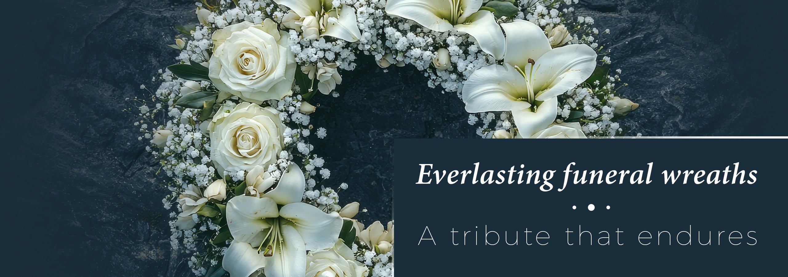 Everlasting funeral wreaths | Květiny Dajmix