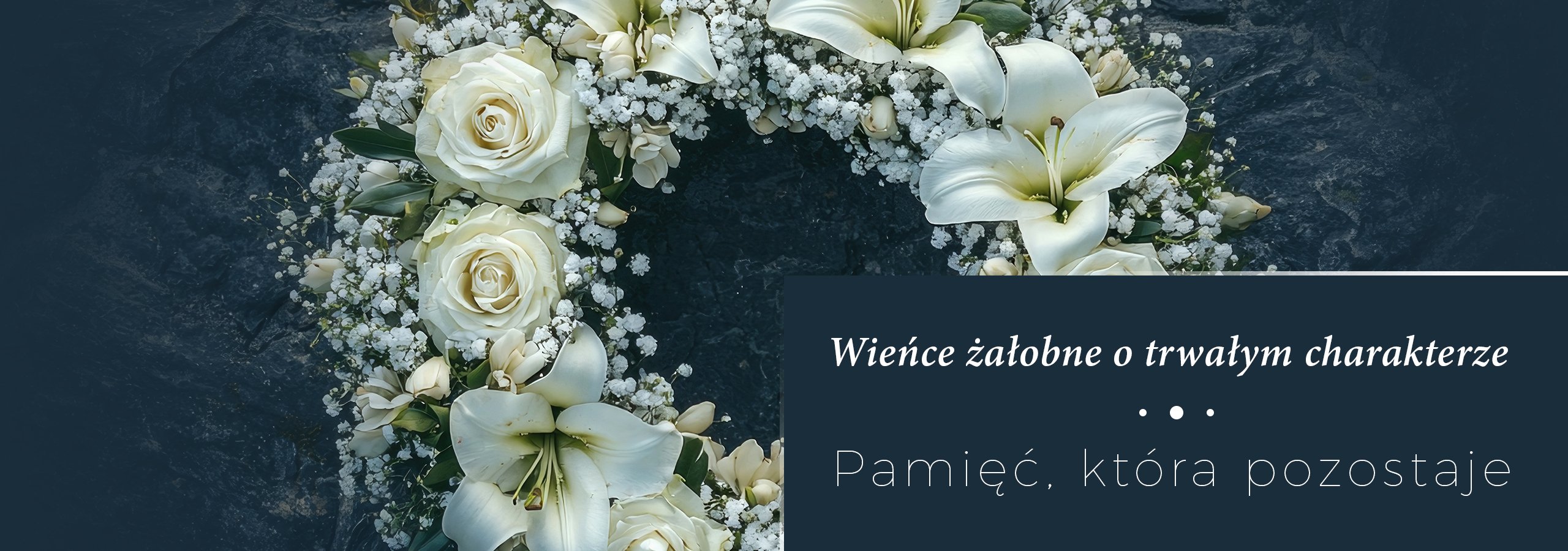 Wieńce żałobne o trwałym charakterze | Květiny Dajmix