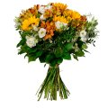 Słoneczniki i eustoma